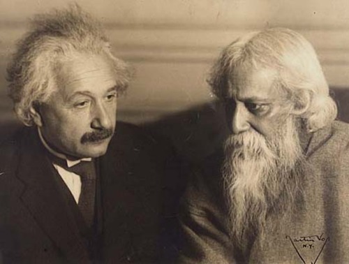 Rabindranath Tagore and Albert Einstein met